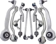 10PCS Car Front Suspension Ball Joint Assembly Control Arms Kit Compatible For E-CLASS W212 C230 C240 C280