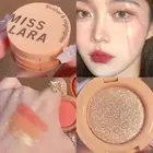 3In1 Matte Highlighter Blush Palette Pearly Blush Shimmer Eyeshadow Face Makeup