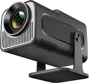 HY320 Mini Portable Projector with Android TV 11,Native 1080P Auto Keystone & 180° Rotation,4K Support WiFi6 BT5.0 Built-in Speaker Smart Outdoor Movie Projector for Phone/Laptop/TV Stick (Android)