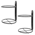 2Pcs Wall Mounted Wine Rack Single Bottle Holder for Home Bar