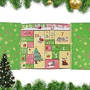 Christmas Advent Calendar - Refillable Countdown to Christmas Packaging Box 24 Days | Christmas Countdown Calendar Giftt Box, Cardboard Number Boxes, Advent Calendar 2024 for Kids Adults