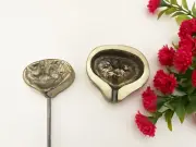 Metal Silk Flower Mold - Brass Special Tool for Professional Millinery, Handmade