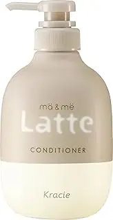 Kracie Latte Conditioner Pump 490g Premium W Milk Protein Blend (Apple & Peony Fragrance)