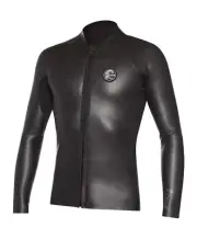 Oneill 2MM Original Zip Through Wetsuit Jacket Mens in Black - Size XXL -Black