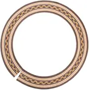 BESTonZON Gxb04 Guitar Rosette Accessories Acoustic Classical Guitar Sound Hole Rosette Wooden