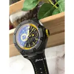 NSQUARE無限_蛇王_自動機械錶-46MM_經典款大黃蜂/皮革矽膠錶帶_實體門市（預購款）