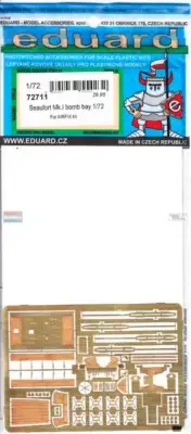 EDU72711 1:72 Eduard PE - Beaufort Mk.I Bomb Bay Detail Set (AFX kit)