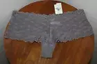 B. TEMPT'D BY WACOAL INSPIRING EYELET BOYSHORT EMBROIDERED FLORAL SHARK SIZE L