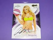 2015 Benchwarmer ANNA SOPHIA BERGLUND #20 Hottie Auto/25 Playboy Playmate 2011