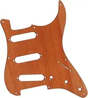 Wooden Color L28.2cm W22.5cm M e SSH Guitar Pickguard Sc chplate Floral Wood Color GQ305
