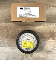 4 1/2” Compound Dual Scale Glycerine Filled Process Pressure Gauge -30 to 15 psi