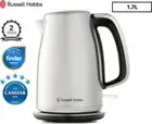 Russell Hobbs 1.7L Carlton Stainless Steel Kettle - Silver/Black RHK82BRU.