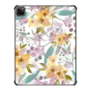 iPad Pro 12.9-inch (5th/6th gen) iPad Impact Case Abstract orange lavender green watercolor floral
