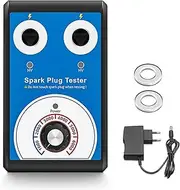 Hole Spark Plug Tester 12V 0-6000rpm/min Gasoline Oil Vehicles Spark Plug Tester with 1 m Diameter 100V-240V Input Voltage Test Spark Plug Performance and Ignition Strength
