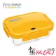 《掌廚HiCHEF》EcoFresh 玻璃分隔保鮮盒1050ml(1入 黃色)