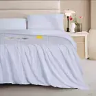 1000 Thread Count 100% Cotton Flat Fitted Bed Sheet Set (Double/Queen/King Size)
