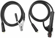 300A Welder Ground Cable, Welding Electrode Holder Lead-MMA/ARC Welding Ground Clamp, Welding Plier Clamp Copper Holding Plier for 300A Welder Machine(16feet/5m)
