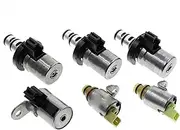 6Pcs Transmission Solenoid Valve Kit 48420K-R,4F27E,FN4A-EL Compatible with Ford Focus Compatible with Mazda 2 3 5 6 CX-7 MPV Aftermarket Parts
