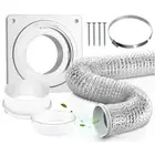 Flexible Dryer Vent Hose Ventilation Connector Universal Twist Lock Kit