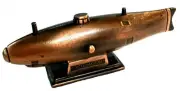 Old Time Submarine Die Cast Metal Collectible Pencil Sharpener