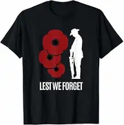 [VidiAmazing] Anzac Day Shirt Lest WE Forget Martyrs of World War 1 ds559 T-Shirt