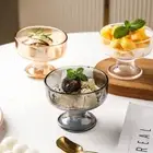 Transparent Pudding Cup 220ml Yogurt Bowl Desserts Goblet Salads Fruits