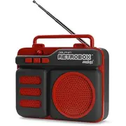 DOLPHIN RTX-10 RED RETRO BOX MINI PORTABLE BLUETOOTH SPEAKER (rtx10grn)