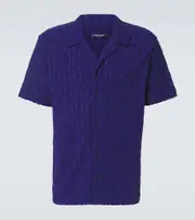 [Frescobol Carioca] Frescobol Carioca Roberto cotton terry bowling shirt UK 15 blue