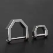 D Shape Multi-purpose Mini Lock Titanium Buckles Keyring Car Buckle Outdoor T CR
