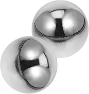 Ipetboom 2pcs Seniorspecific Stainless Steel Massage Fitness Ball Hand Exercises Grip Strengthener for Hand Therapy