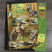 The Crocodile Hunter Puzzle 300-Piece Milton Bradley 2000 Hasbro Discovery NEW