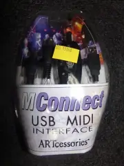 ART MCONNECT USB Interface Plug and Play Cable w/ MIDI In/Out Used(C)