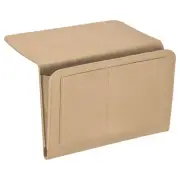 13" Felt Bedside Organizer Bed Hanging Caddy 5 Pockets Hanging Bag, Beige