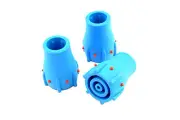 3 x Blue 19mm 3/4” Walking Stick Cane Crutch Zimmer Ferrule Wear Indicator L0015