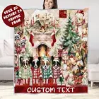 Papillon Dog Bedding Coverlet Pets Comforter One Sided Polyester Christmas Quilt