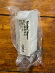 3" Hydronic Baseboard Heater Right Hand End Cap White Hydrotherm HA-ECR-03