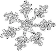 Veemoon Rhinestones Iron Patch Snowflake Design for DIY Clothing Backpacks Jeans Glitter Rhinestone Decoration for Clothes Repairing Crafting