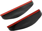XISII 2Pcs Car Rearview Mirror Rain Eyebrow,Fit For Renault, Duster Megane Scenic Logan Captur Koleos Kadjar Kangoo Clio rearview mirror rain shield(2pcs Black)