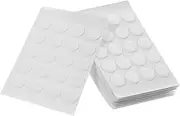 Parliky 300pcs Double-sided Adhesive Dots Round Stickers No Glue Marks Removable Double Sticky Tape for Wall Art Decorations Photos