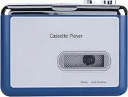 Cassette to MP3 Converter,Portable Bluetooth Cassette Recorder Player Audio Music Cassette Tape to Digital Converter Player with USB/Earphone for Laptops and Personal Computers