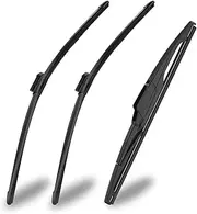Kitchasy 3-Pack OEM Windshield Wiper Blades Replacement for 2017-2022 Mazda CX-5, 2017-2022 Mazda CX-9,Original Factory Quality Windshield Wiper Blades Set-24"+18"+14"(Top Lock)