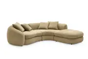 Fable Leather Single Arm Sectional Sofa