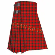 Scottish Handmade Traditional MacKinney Modern 8-yard Tartan Kilt For Men