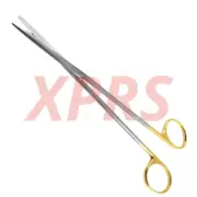 Set of 5 TC Metzenbaum-Nelson Scissors, 10", Straight, Blunt Tips, Premium