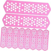 Didiseaon 10pcs Hair Perm Rollers for Professional Hairdressers Cold Perm Tools Lightweight Hair Curling Accessories for Stunning Bar Curls and Trace Effects