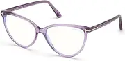 [Tom Ford] FT5743-B 078 Women's Shiny Lilac Plastic Frame Eyeglasses