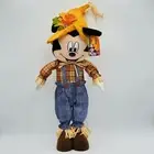 Disney Mickey Mouse Scarecrow Autumn Fall 25" Plush Door Greeter VINTAGE NEW