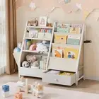 Kids Bookshelf and Toy Storage - Kids Book Shelf for Kids Rooms, Toddler
