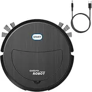 Intelligent Sweeping Robot - Robot Sweeping Household Intelligent Vacuum Cleaner | Vacuum Automatic Home Automatic Robot Rechargeable Cleans Hard Floors for Daily Cleaning, Pet Hair, Paper Scraps