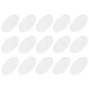 15Pcs Plastic Gears 40 Teeth Plastic Double Gears 40102BA for RC DIY Robot,White